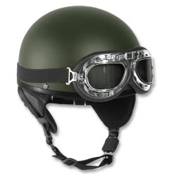 Mil-Tec Helm Halbschale Mit Brille -Outdoor Campingausrüstung Geschäft 16688 101 0