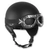 Mil-Tec Helm Halbschale Mit Brille -Outdoor Campingausrüstung Geschäft 16688 101 1
