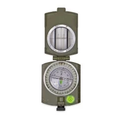 Mil-Tec Armeekompass Metall M. Etui -Outdoor Campingausrüstung Geschäft 6o4120 1