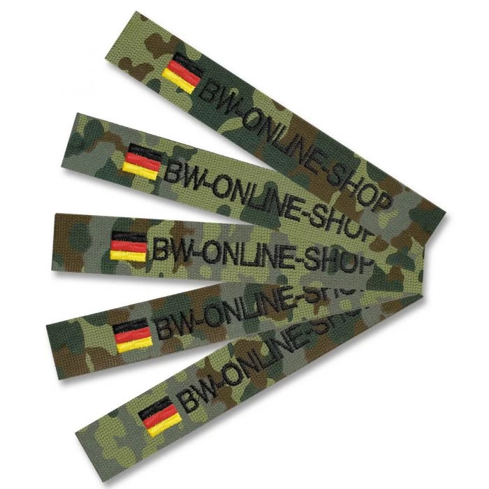 Namensstreifen Mit Klett 5er-Satz Flagge 3 Namensstreifen Mit Klett 5er-Satz Flagge