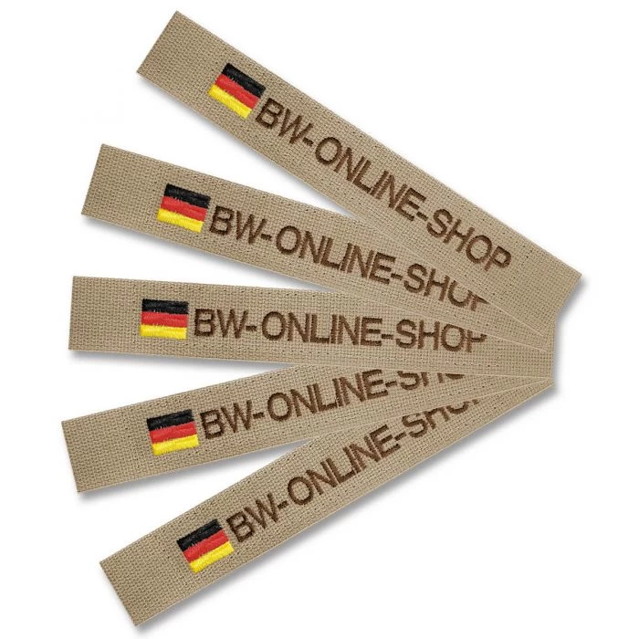 Namensstreifen Mit Klett 5er-Satz Flagge 5 Namensstreifen Mit Klett 5er-Satz Flagge – Bild 3