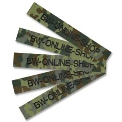 Namensstreifen Mit Klett 5er-Satz Flecktarn