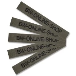 Namensstreifen Mit Klett 5er-Satz Oliv