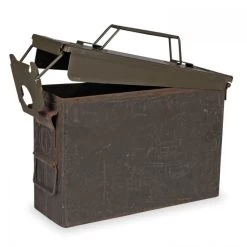 Orig. US Munikiste Metall Klein Cal. 30 Gebraucht -Outdoor Campingausrüstung Geschäft 91592 500 2