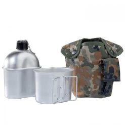 US Feldflasche Mit Becher Alu -Outdoor Campingausrüstung Geschäft ab120 606 1
