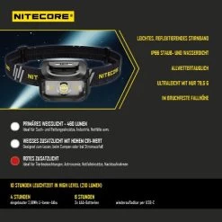 Nitecore LED Kopflampe NU35 - Dual Power -Outdoor Campingausrüstung Geschäft nc nu35 02